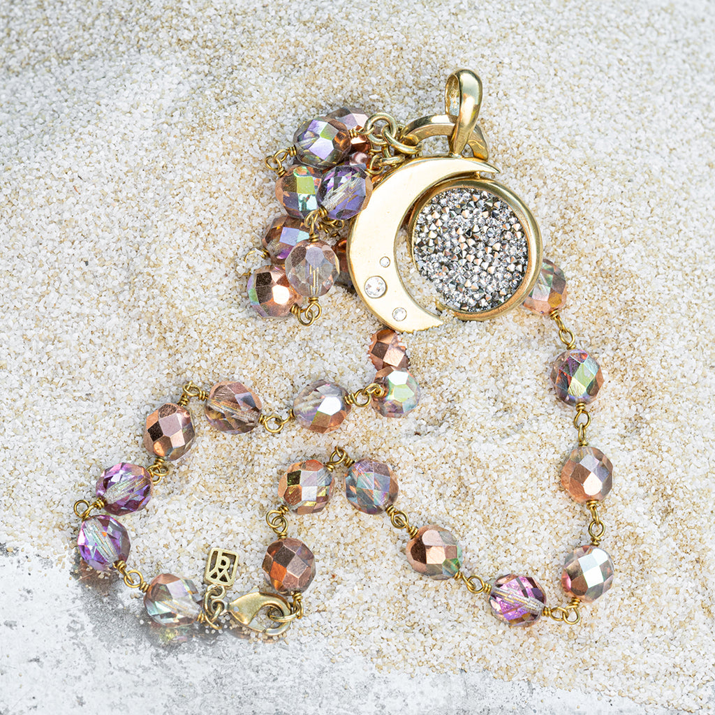 Ensemble Necklace Aurora Borealis 18" Waxing Poetic