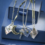 Pre-order Tripper Chain - Sterling Silver & Brass - 18"-8