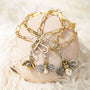 Crystal Honeypearl Bee Charm-13