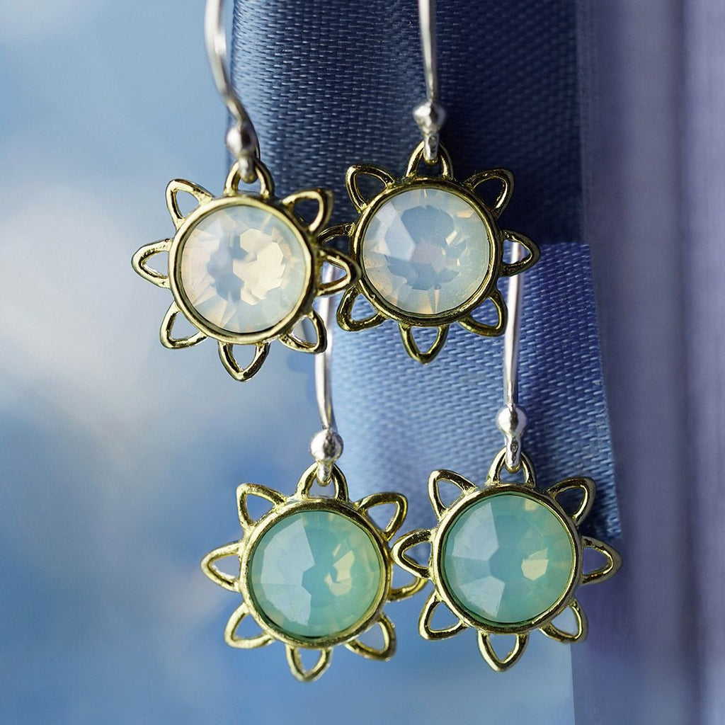 Sunshot Earrings Pacific Opal