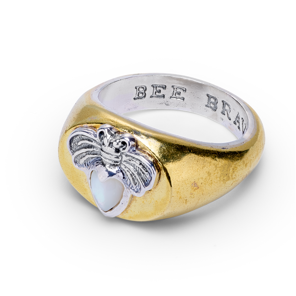 Bee Guided Ring Waxing Poetic