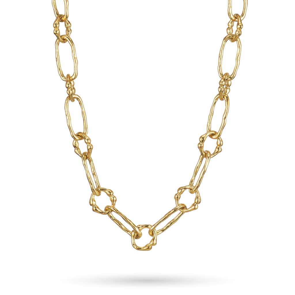 Desire is Doing Elongated Oval Brass Link Chain - 20