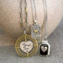 Ex Anima Charta Necklace (From the Heart) - 16"-3