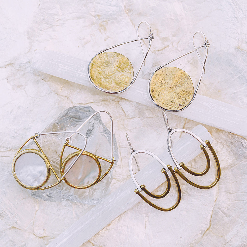 Nomad Earrings Waxing Poetic