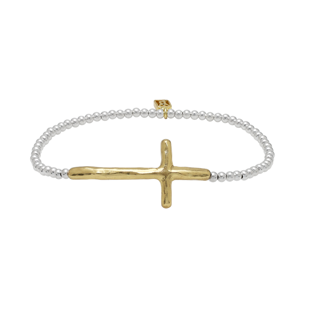 Waxing Poetic - Kristal Life in Balance Cross Stretch Bracelet - Small main image 0