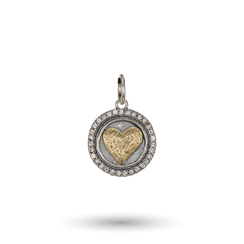 Heart's Content Charm Waxing Poetic