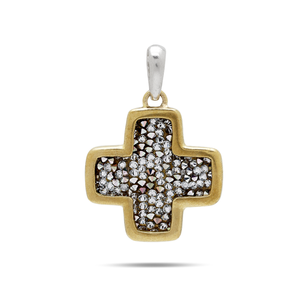 Kristal Life in Balance Cross Pendant Waxing Poetic