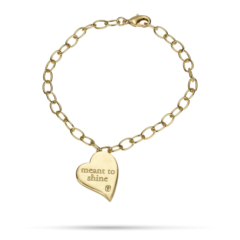 Poetic Heart Kristal Heartstar Bracelet Ceramic Coated Brass