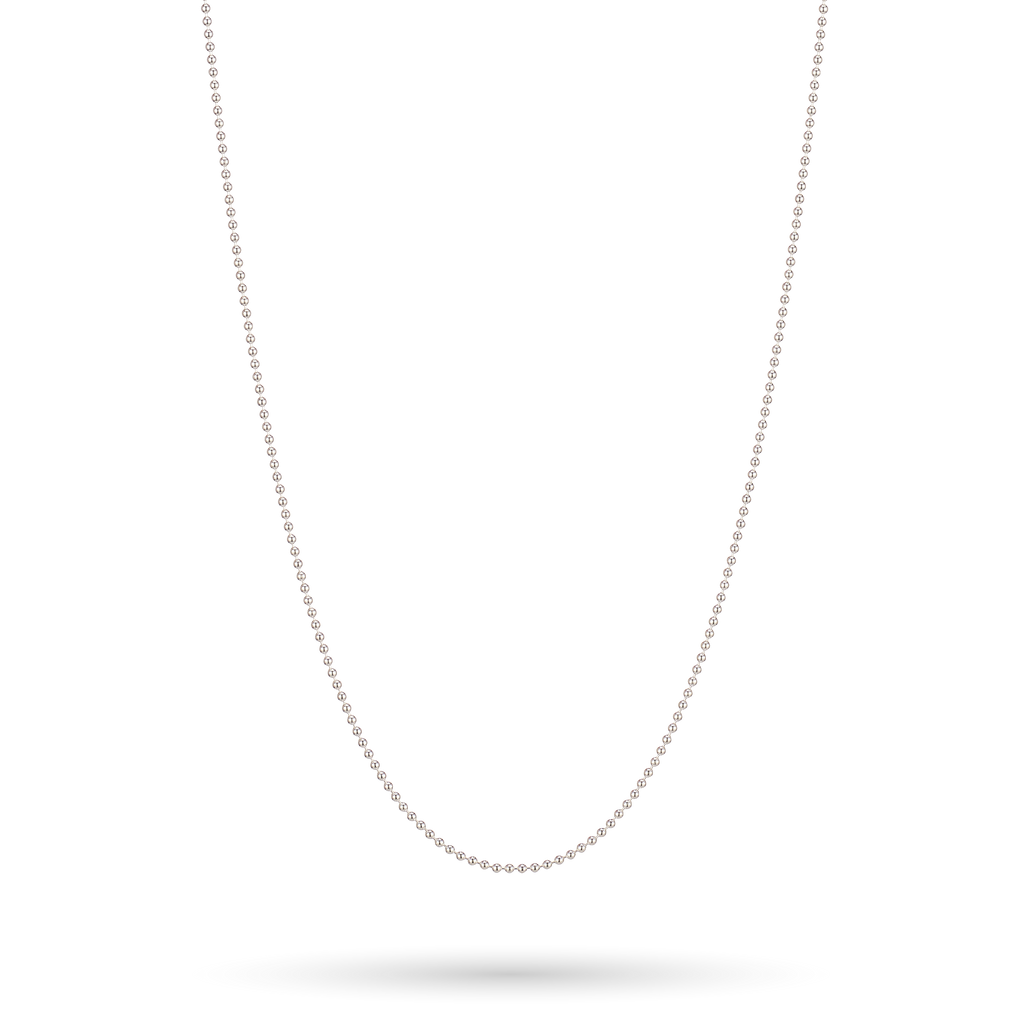 16 Inch Baby Ball Sterling Silver Chain Necklace | Waxing Poetic