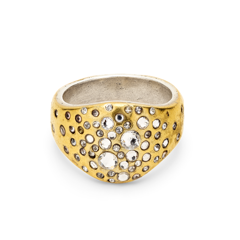 Starshower Omega Ring - Brass-4