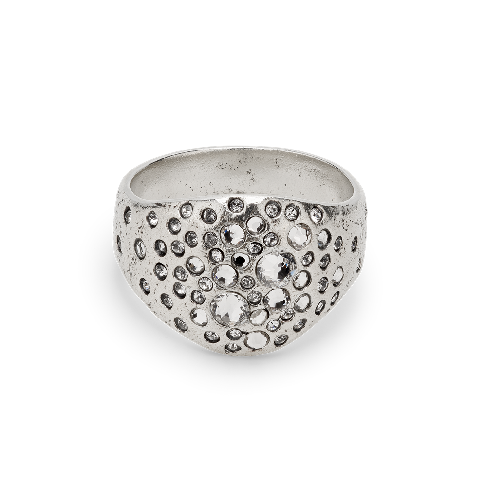 Starshower Omega Ring - Sterling Silver-3