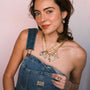 Sparkle and Pop Champagne Toggle Necklace-4