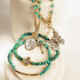 Kristal Life In Balance Turquoise Stretch Bracelet-2