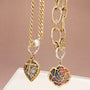 Lotus Cross Kristal Pendant-13