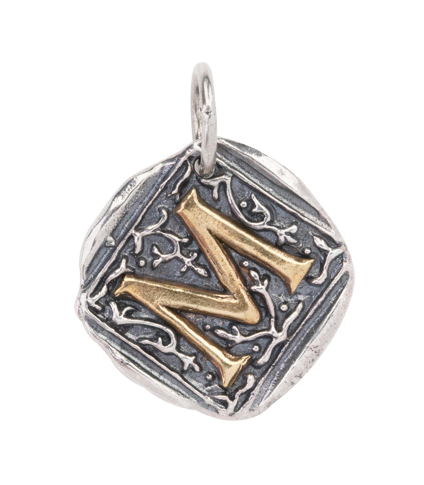 Century Insignia Initial Charm | Waxing Poetic