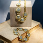 Kristal Multi Dome Cascade Necklace-3