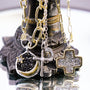 Poetic Cross with Pearl Pendant - Sterling Silver-4