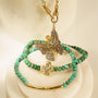 Kristal Life In Balance Turquoise Stretch Bracelet-3