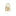 Intertwined Initials Lock Pendant - Mixed Metal - 1
