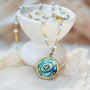 The Sea is Always Home Abalone Pendant-11