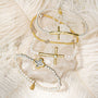 Life in Balance Cross Mini Ball Stretch Bracelet-11