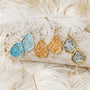 Kristal Teardrop Earrings-3