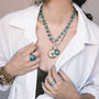 Infinite Sky Turquoise Ensemble Necklace-7