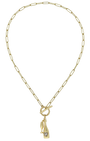 Sparkle and Pop Champagne Toggle Necklace-2