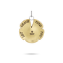 Gold pendant with engraved text on a white background-2