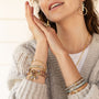 Kristal HInge Bangle - Honeyglow-10