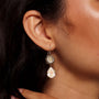 Kristal Be the Light Pear Drop Earrings - Grace-5