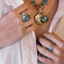 Infinite Sky Turquoise Ensemble Necklace-3
