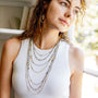 Twisted Link with Brass Rings Chain - 30"-4