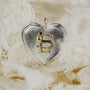 Heartbond Intertwined Initials Pendant - Mixed Metal Silver - 2026 price: $209-4