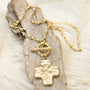 Life in Balance Cross Toggle Necklace-2