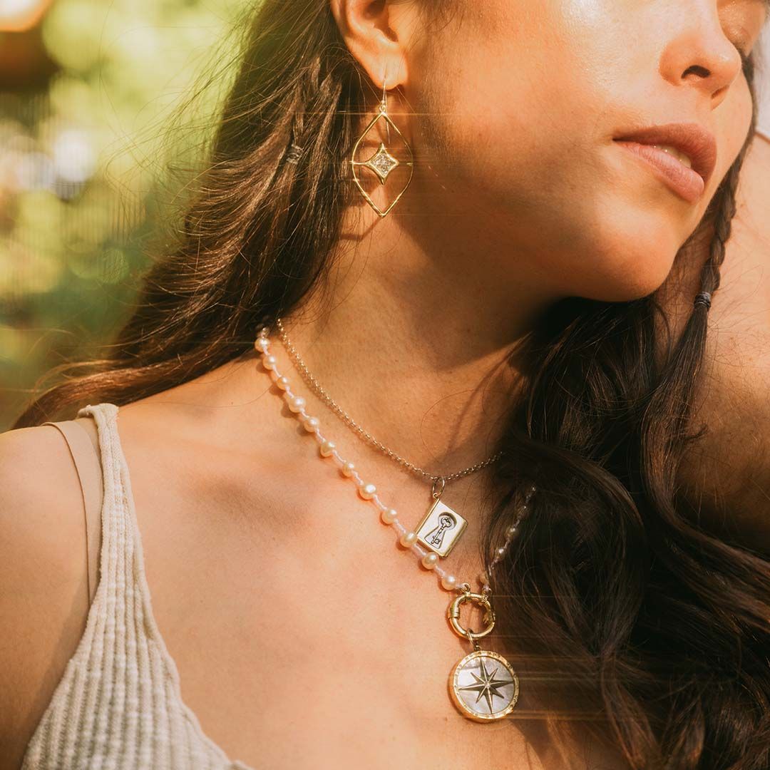 Waxing Poetic - Kristal Aura Earrings
