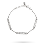 Memorymark Bracelet - 3 Plate - Sterling Silver-1