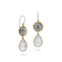 Kristal Be the Light Pear Drop Earrings - Grace-1
