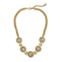 Kristal Multi Dome Cascade Necklace-2