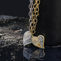 Poetic Heart - Kristal Heartstar Necklace - Sterling Silver-4