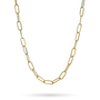 Golden Accord Paper Clip Chain - 24"-1