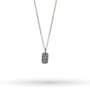 Cosmos Tag Necklace -  Sterling Silver-1