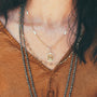 Bar Star Scatter Chain - Brass - 16"-3