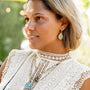 Kristal Teardrop Earrings-4