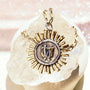 Heliotrope Intertwined Initials Pendant-7