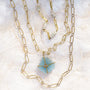 Golden Accord Paper Clip Chain - 24"-3