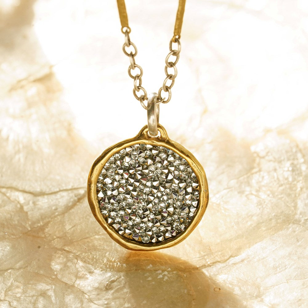 Kristal Halo Pendant on Tripper Chain 18”-2