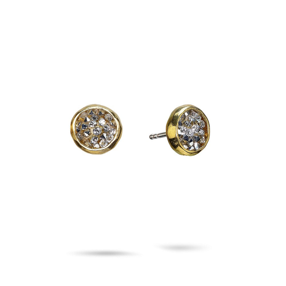 Pre-Order: Kristal Dome Stud Earrings-1