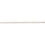 Twisted Link with Brass Rings Chain - 30"-2