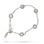 Moon Daisy Delicate Chain Bracelet-1